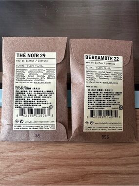 Le Labo Thé Noir 29 & Bergamote 22 - Sample Size